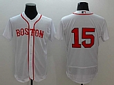 Boston Red Sox #15 Dustin Pedroia White 2016 Flexbase Collection Alternate Home Stitched Baseball Jersey,baseball caps,new era cap wholesale,wholesale hats